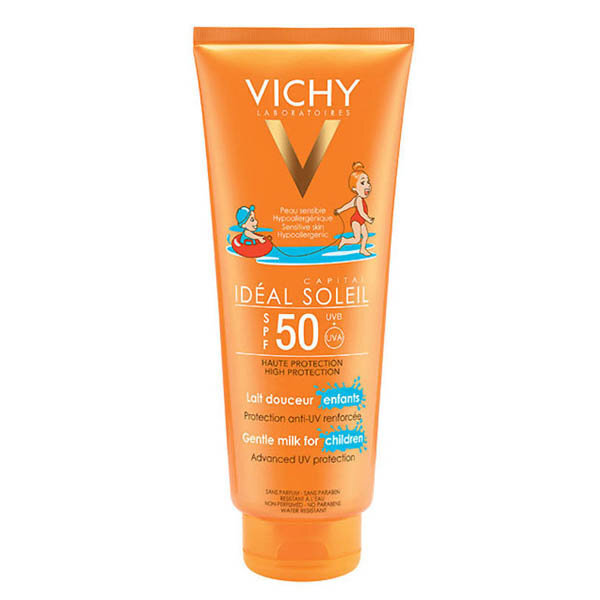 Apsauginis pienelis nuo saulės vaikams Vichy Ideal Soleil Gentle SPF50, 300 ml kaina ir informacija | Kremai nuo saulės | pigu.lt