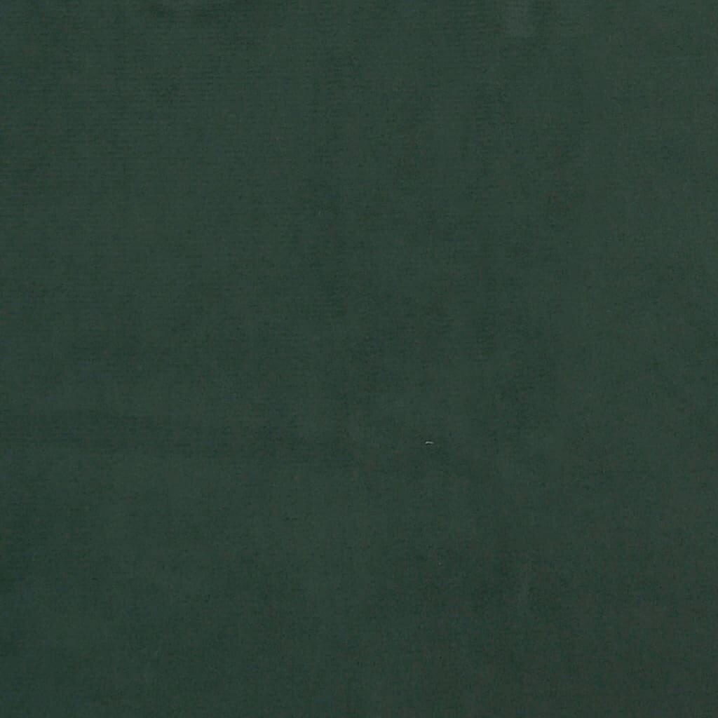 vidaXL Lova su spyruoklėmis ir čiužiniu, žalia, 90x190 cm, aksomas kaina ir informacija | Lovos | pigu.lt