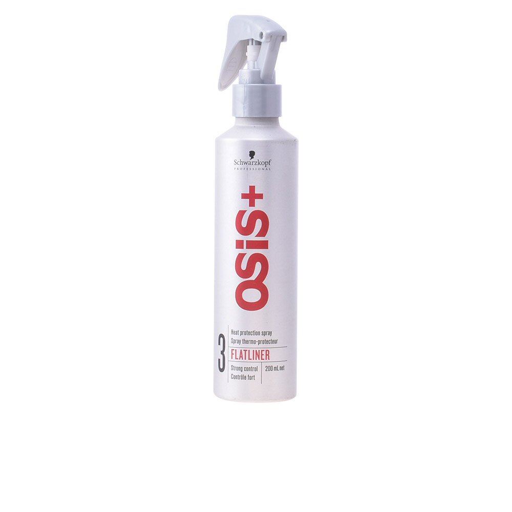 Plaukus tiesinantis purškiamas serumas nuo karščio Schwarzkopf Professional Osis+ Flatliner, 200 ml цена и информация | Plaukų formavimo priemonės | pigu.lt