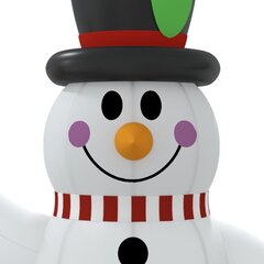 Pripučiamas sniego senis su LED lemputėmis, 300cm цена и информация | Рождественское украшение CA1031, 10 см | pigu.lt