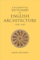 Biographical Dictionary of English Architecture, 1540-1640 kaina ir informacija | Knygos apie architektūrą | pigu.lt