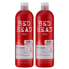 Plaukų priežiūros priemonių rinkinys Tigi Bed Head Resurrection: šampūnas 750 ml + balzamas 750 ml kaina ir informacija | Šampūnai | pigu.lt