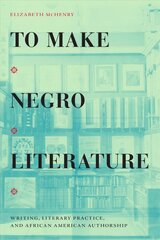 To Make Negro Literature: Writing, Literary Practice, and African American Authorship kaina ir informacija | Socialinių mokslų knygos | pigu.lt
