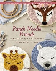 Punch Needle Friends: 20 Adorable Projects to Embroider цена и информация | Книги о питании и здоровом образе жизни | pigu.lt