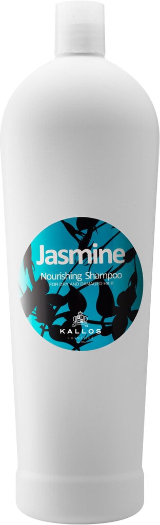 Šampūnas sausiems ir pažeistiems plaukams su jazminais Kallos Jasmine, 1000 ml цена и информация | Šampūnai | pigu.lt