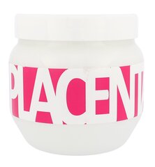 Kaukė sausiems ir pažeistiems plaukams Kallos Placenta 800 ml kaina ir informacija | Plaukų stiprinimo priemonės | pigu.lt