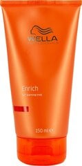 Šildanti plaukų kaukė sausiems plaukams Wella Enrich Self Warming Treat 150 ml kaina ir informacija | Priemonės plaukų stiprinimui | pigu.lt