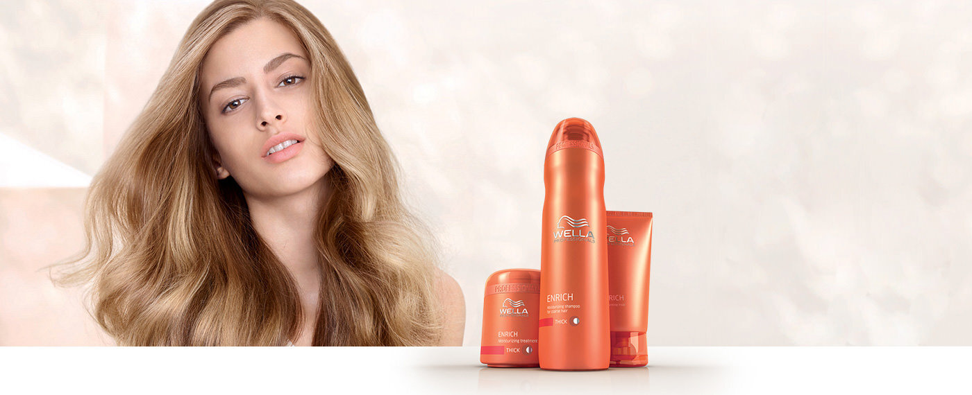 Šildanti plaukų kaukė sausiems plaukams Wella Enrich Self Warming Treat 150 ml kaina ir informacija | Priemonės plaukų stiprinimui | pigu.lt