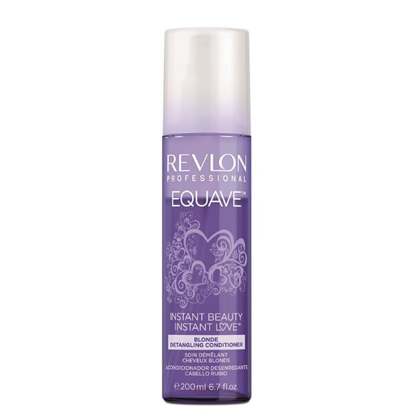 Geltonus tonus neutralizuojantis kondicionierius šviesiems plaukams su keratinu Revlon Equave 200 ml