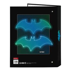 Žiedinis segtuvas Batman Bat-Tech, A4, 26.5 x 33 x 4 cm., juoda kaina ir informacija | Kanceliarinės prekės | pigu.lt