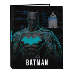 Žiedinis segtuvas Batman Bat-Tech, A4, 26.5 x 33 x 4 cm., juoda kaina ir informacija | Kanceliarinės prekės | pigu.lt