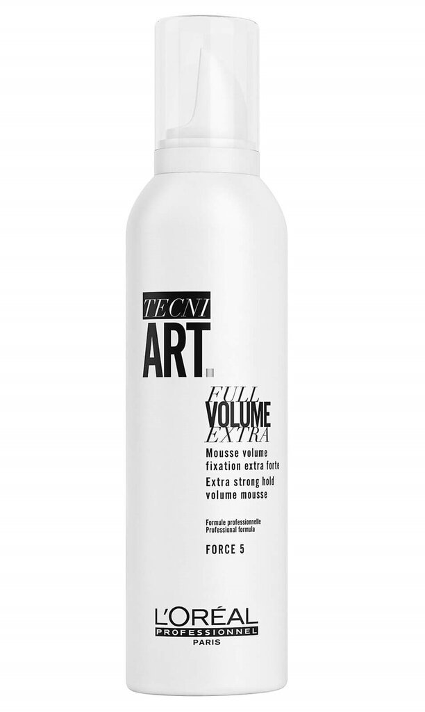 Plaukų putos L'Oreal Professionnel Tecni Art Full Volume Extra, 250 ml kaina ir informacija | Plaukų formavimo priemonės | pigu.lt