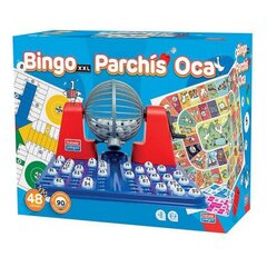 Stalo žaidimų rinkinys Bingo, Parchis, Oca kaina ir informacija | Stalo žaidimai, galvosūkiai | pigu.lt