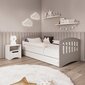 Vaikiška lova Kocot Kids Classic, 180x80 cm, pilka kaina ir informacija | Vaikiškos lovos | pigu.lt