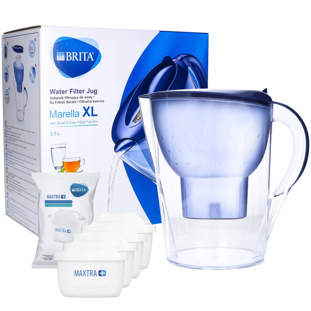 Brita Maxtra+ Pure Performance, 4 vnt. kaina ir informacija | Vandens filtrai | pigu.lt