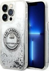 Чехол Karl Lagerfeld KLHCP14LLCRSGRS для iPhone 14 Pro, серебристый цена и информация | Чехлы для телефонов | pigu.lt