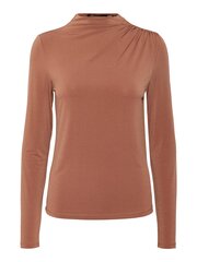 Vero Moda женская блузка 0276847*02 10276847*01, тёмно-бежевый 5715362153343 цена и информация | Женские футболки | pigu.lt