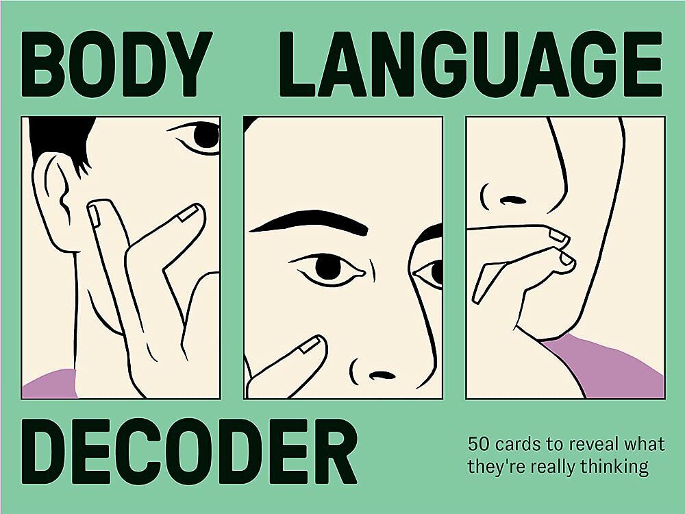 Body Language Decoder : 50 Cards To Reveal What They're Really Thinking kaina ir informacija | Apsakymai, novelės | pigu.lt