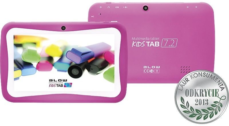 BLOW KidsTAB 7.2", WiFi, Rožinė цена и информация | Planšetiniai kompiuteriai | pigu.lt