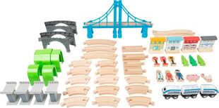 Деревянная игрушка "Поезд на мосту" цена и информация | Игрушки для мальчиков | pigu.lt