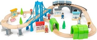 Деревянная игрушка "Поезд на мосту" цена и информация | Игрушки для мальчиков | pigu.lt