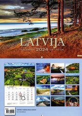 Kalendārs sienas Latvija 2023 kaina ir informacija | Kalendoriai, darbo knygos | pigu.lt