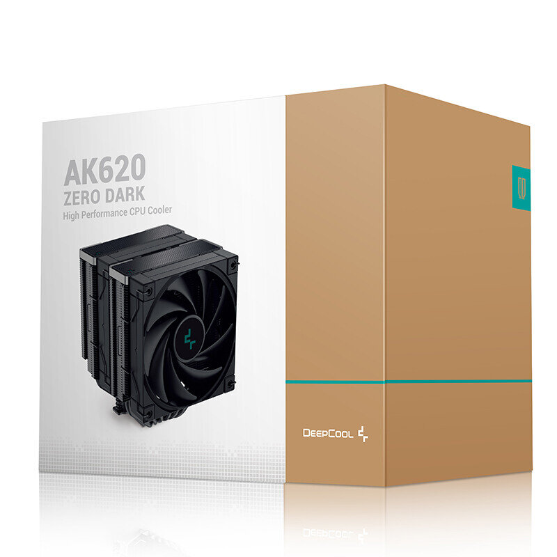 Deepcool AK620 Zero Dark kaina ir informacija | Procesorių aušintuvai | pigu.lt