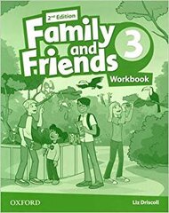 Family and Friends (2nd) 3 Workbook kaina ir informacija | Užsienio kalbos mokomoji medžiaga | pigu.lt