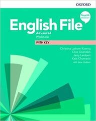 English File (4th Edition) Advanced Workbook with Key цена и информация | Пособия по изучению иностранных языков | pigu.lt