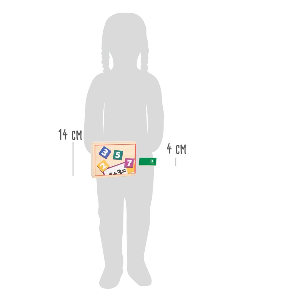 Medinis žaidimas - matematikos dėlionė Small Foot, 121d kaina ir informacija | Lavinamieji žaislai | pigu.lt
