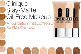 Makiažo pagrindas Clinique Stay-Matte Oil-Free Makeup nr 19 Sand, 30 ml kaina ir informacija | Makiažo pagrindai, pudros | pigu.lt