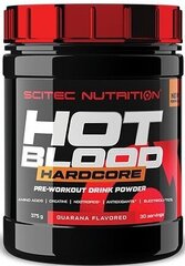 Energetiniai milteliai Scitec Nutrition Hot Blood Hardcore Tropical Punch, 375 g kaina ir informacija | Energetikai | pigu.lt
