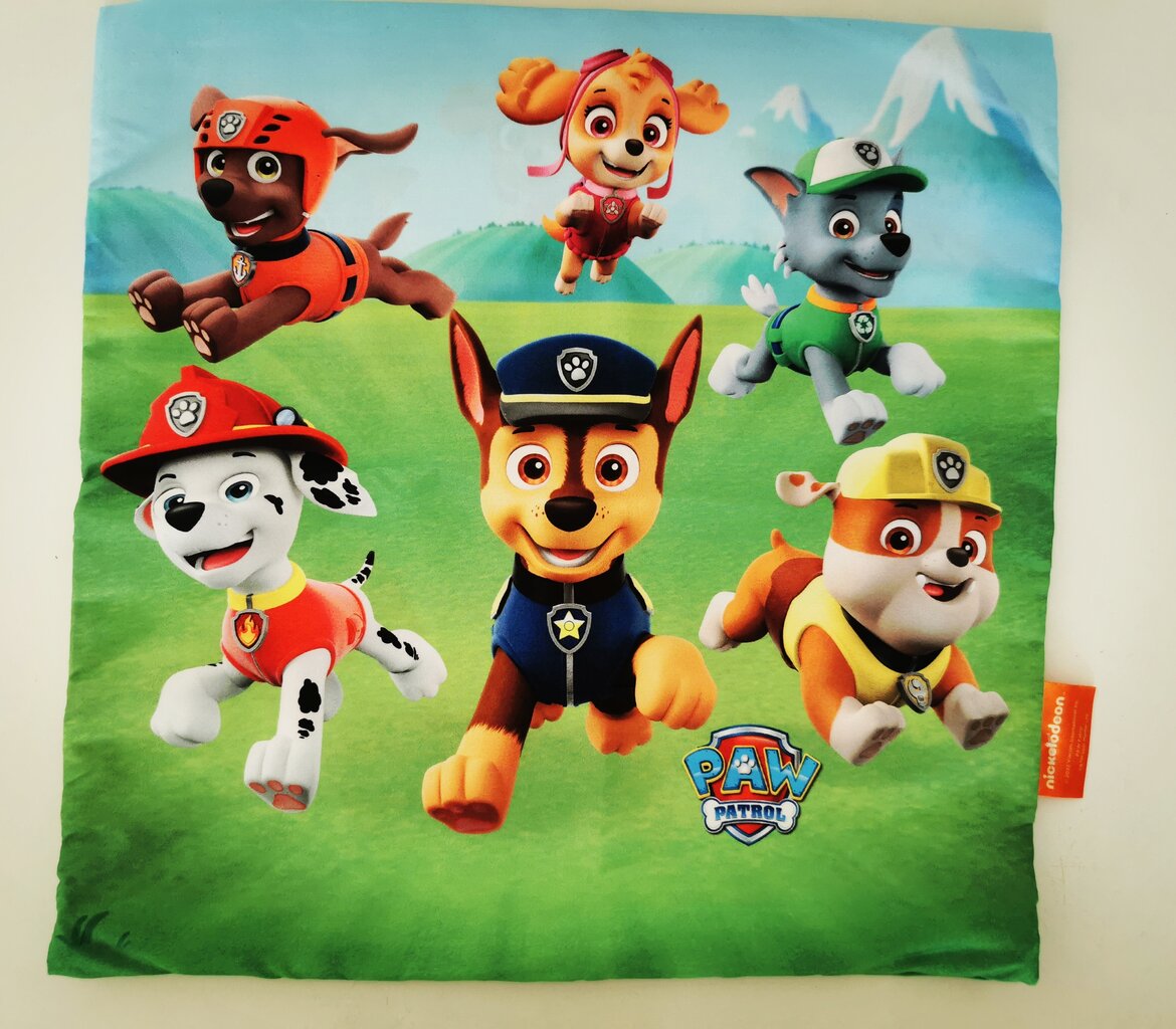 Pagalvės užvalkalas Paw Patrol kaina ir informacija | Dekoratyvinės pagalvėlės ir užvalkalai | pigu.lt