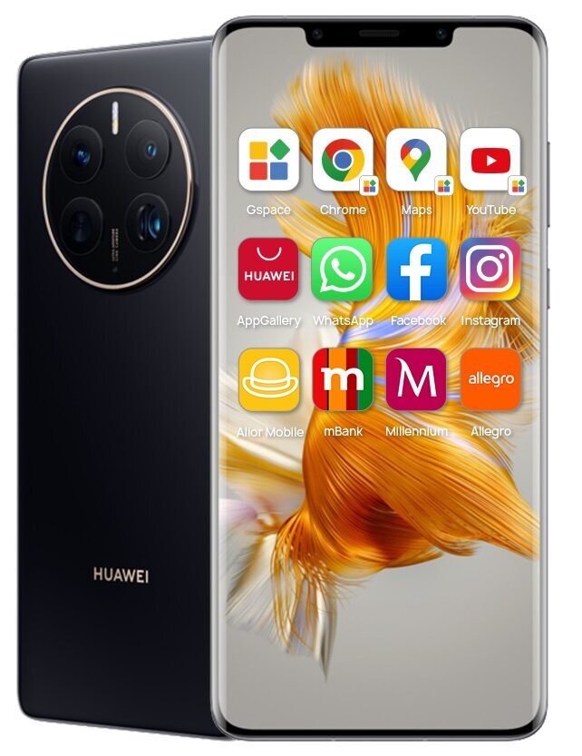 Huawei Mate 50 Pro 8/256GB Dual SIM 51097FTV Black Glass kaina ir informacija | Mobilieji telefonai | pigu.lt