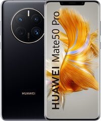 Huawei Mate 50 Pro 8/256GB Dual SIM Black Glass 51097FTV цена и информация | Huawei Мобильные телефоны и аксессуары | pigu.lt