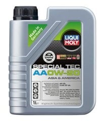 Масло моторное Liqui Moly Special Tec AA 0W-20, 4л цена и информация | Моторные масла | pigu.lt