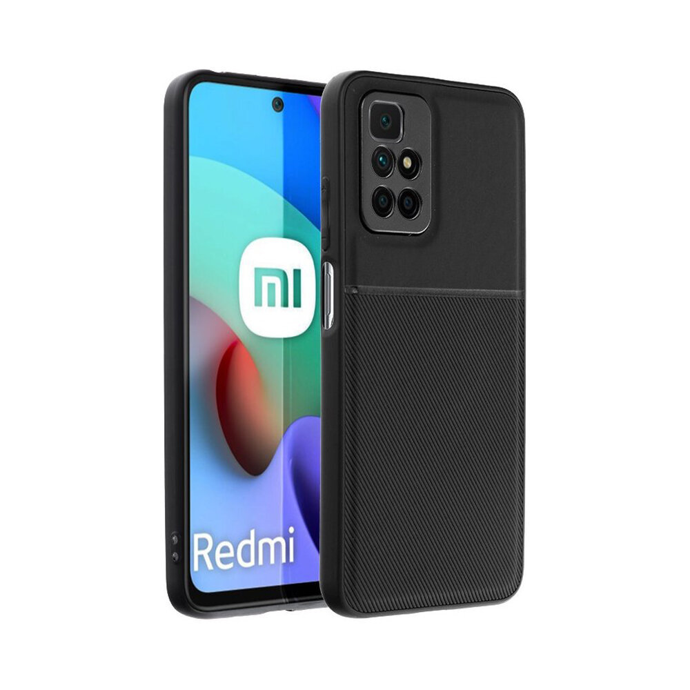 Forcell Nobel skirtas Xiaomi Redmi Note 10/10S, juodas kaina ir informacija | Telefono dėklai | pigu.lt