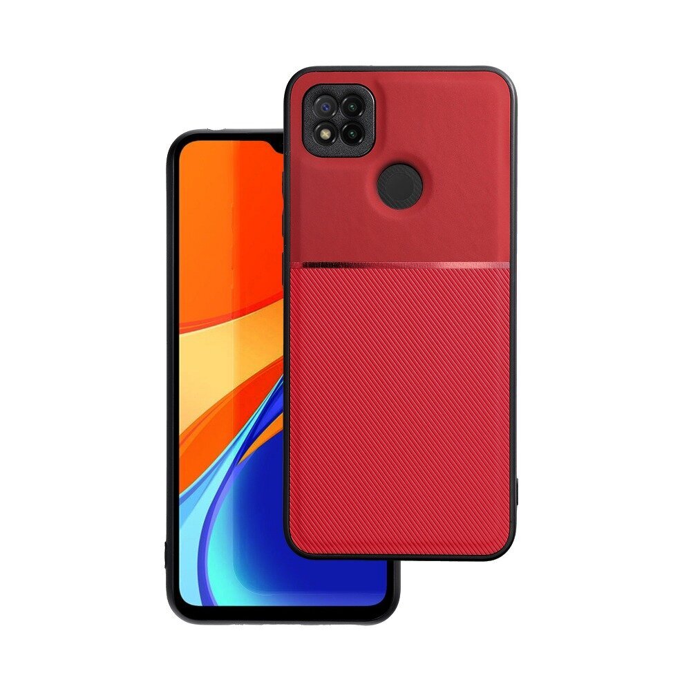 Forcell Nobel skirtas Xiaomi Redmi 9C, raudonas kaina ir informacija | Telefono dėklai | pigu.lt