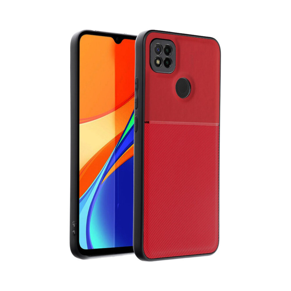 Forcell Nobel skirtas Xiaomi Redmi 9C, raudonas kaina ir informacija | Telefono dėklai | pigu.lt