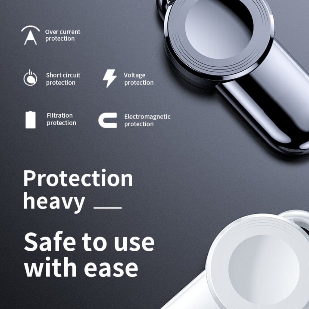 Beep USB Watch Charger White kaina ir informacija | Išmaniųjų laikrodžių ir apyrankių priedai | pigu.lt