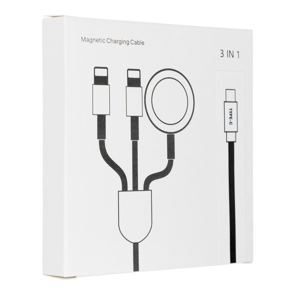 Beep USB-C Watch Charger 1m White kaina ir informacija | Išmaniųjų laikrodžių ir apyrankių priedai | pigu.lt