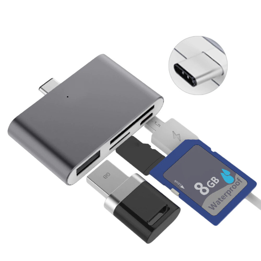 Adapteris Beep, USB-C цена и информация | Adapteriai, USB šakotuvai | pigu.lt
