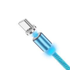 Светящийся кабель для зарядки USB — Lightning (Зелёный) цена и информация | Кабели для телефонов | pigu.lt