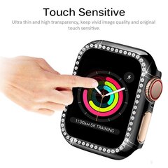Чехол Crystal для Apple Watch — Прозрачный 40mm цена и информация | Аксессуары для смарт-часов и браслетов | pigu.lt