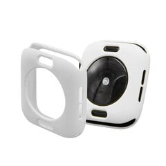 Силиконовый чехол для Apple Watch – Белый 44mm цена и информация | Аксессуары для смарт-часов и браслетов | pigu.lt