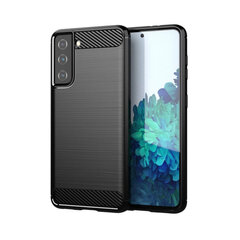 Carbon skirtas Samsung Galaxy S21 FE, juodas kaina ir informacija | Telefono dėklai | pigu.lt