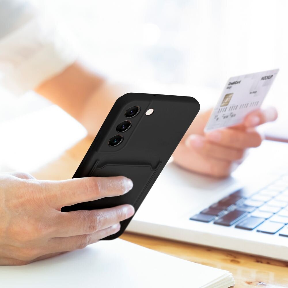 Forcell Beep Card skirtas Samsung Galaxy A53 5G, juodas kaina ir informacija | Telefono dėklai | pigu.lt