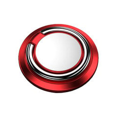 Ультратонкий магнитный держатель с кольцом для телефона — Красный цена и информация | Держатели для телефонов | pigu.lt