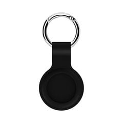 Силиконовый чехол с кольцом для Apple AirTag — Чёрный цена и информация | Аксессуары для телефонов | pigu.lt