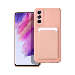 Чехол Forcell Card для Samsung Galaxy S21 FE (6,4″) — Розовый цена и информация | Чехлы для телефонов | pigu.lt